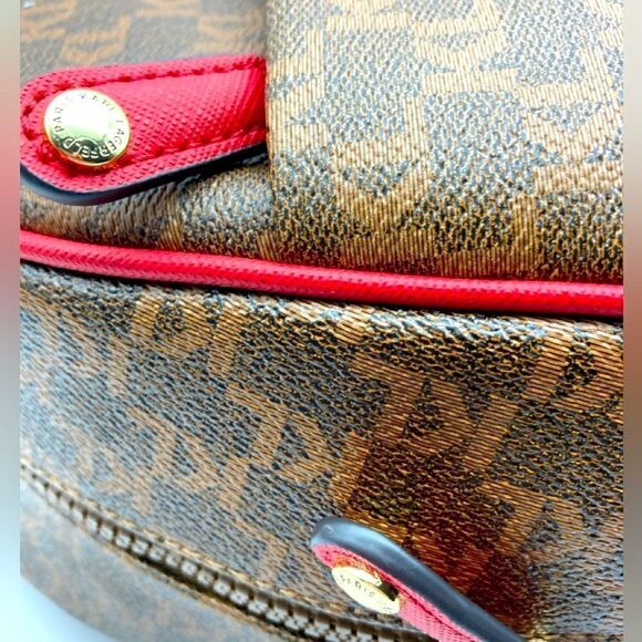 NWT Karl Lagerfeld Paris Maybelle Backpack/Handbag Brown Combo main image 11